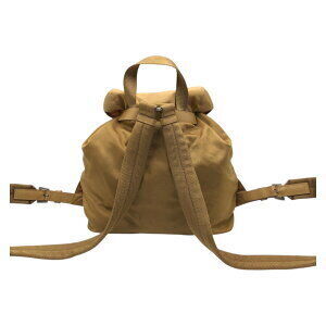 Prada Tessuto Camel logo Nylon triangle Tan Brown daypack Tan brown backpack bag